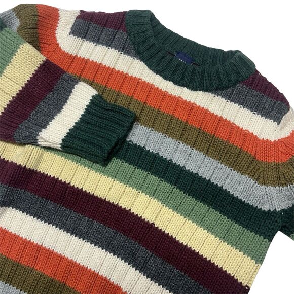 Baby Gap Toddler Boys Striped Pullover Sweater Size 18-24 Mo Preppy 2005 EUC - Picture 1 of 9